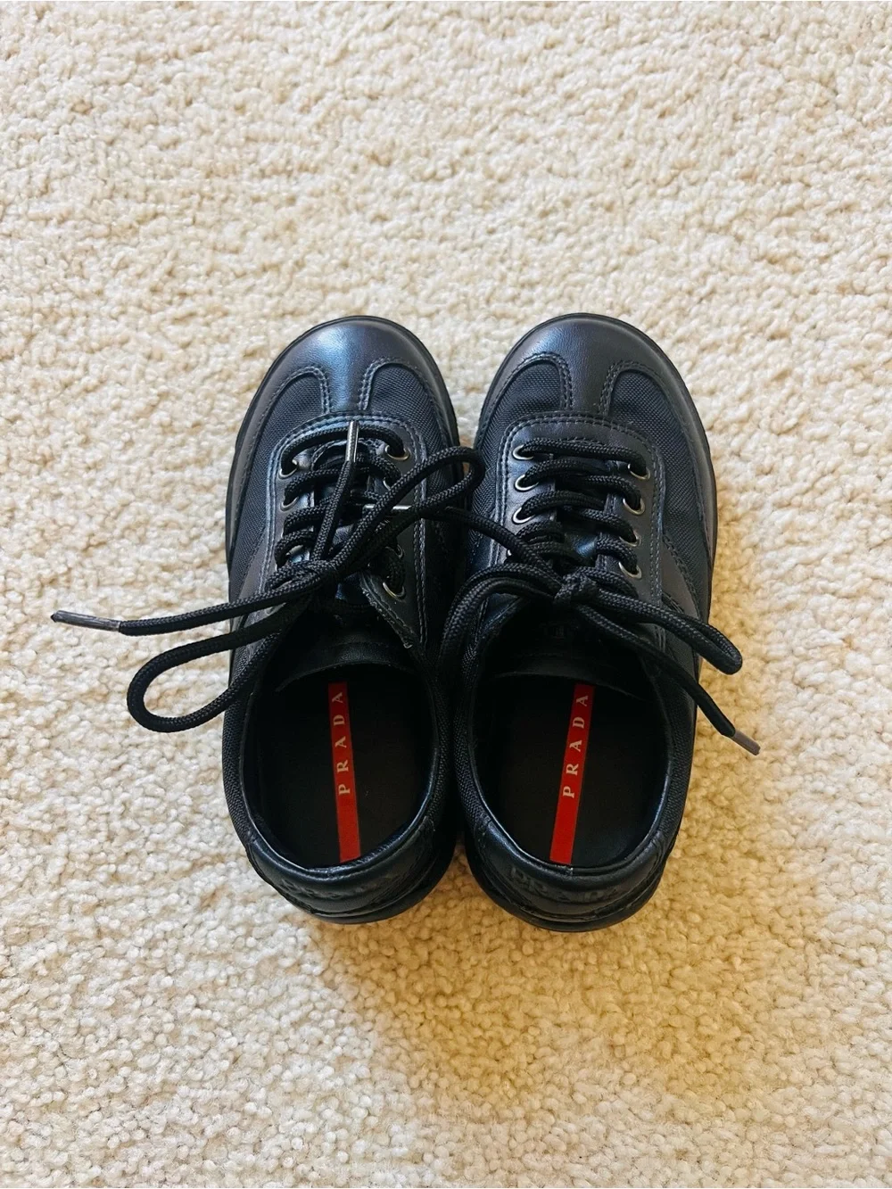 Prada Kids Black Shoes